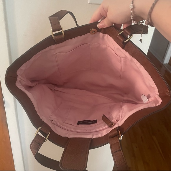 Liz Claiborne aloha tote bag tropical lush purse BNWT vacation palm trees - Picture 10 of 11